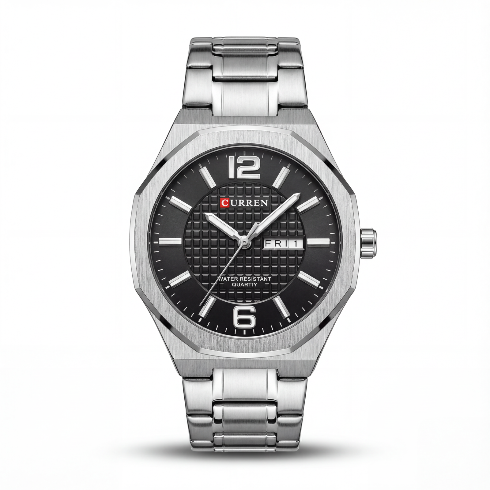01686508-2de6-4957-9163-754e89480814 CURREN Urban Steel Day-Date - Image 1