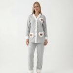 Women's Teddy Heart Pajama Set