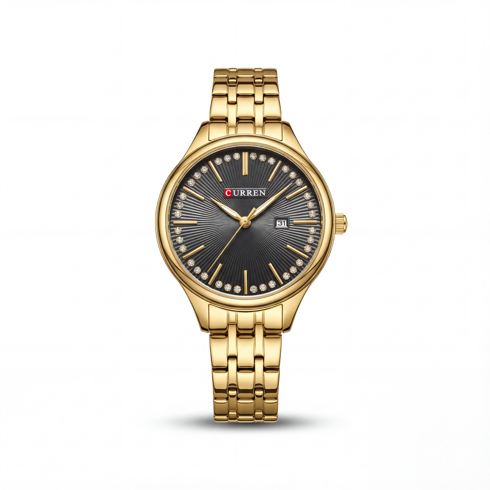 31ef1d3a-ed23-47f3-bac6-4d90ec01e7be CURREN Gold Crystal Elegance - Image 1