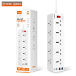 LDNIO SC10610C Extension Power Socket Strip With 10 Sockets Type-C USB QC3.0 Charger PD Port Surge Protector Power Strip