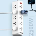 LDNIO SC10610C Extension Power Socket Strip With 10 Sockets Type-C USB QC3.0 Charger PD Port Surge Protector Power Strip - Image 2