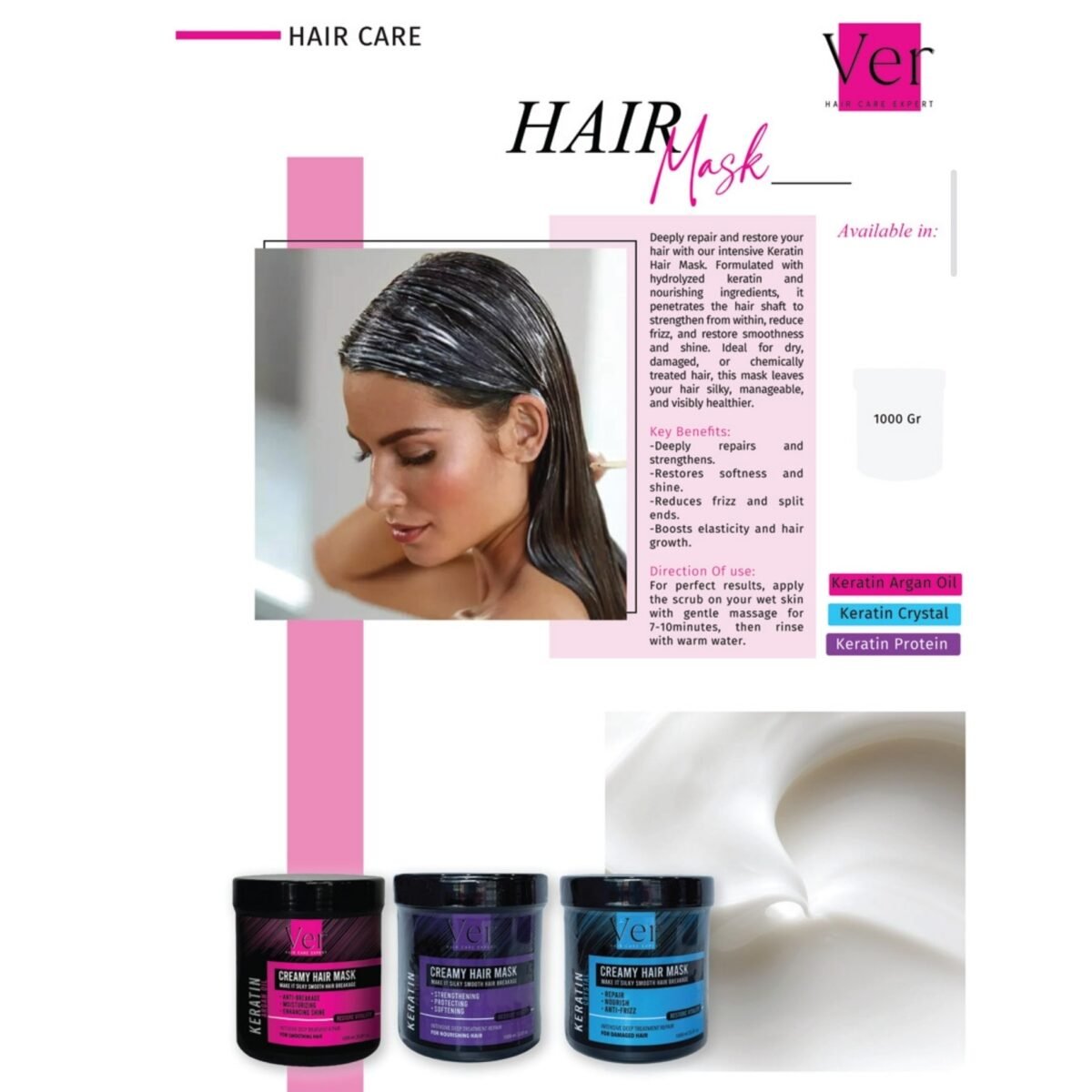 Ver Creamy Hair Mask Trio - Image 2