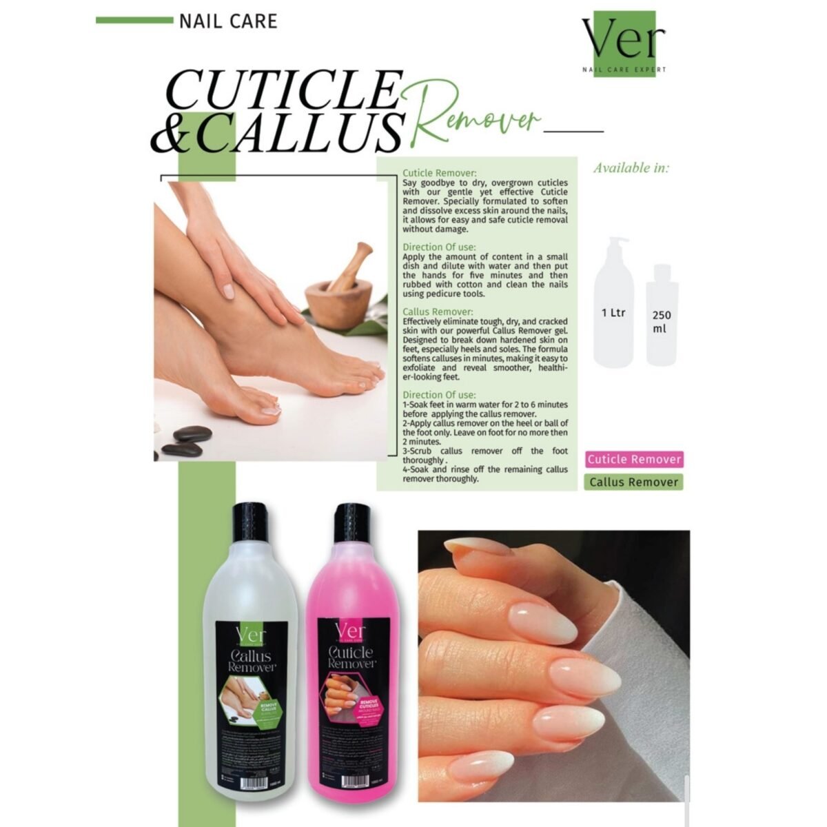 Ver Callus & Cuticle Care Remover - Image 2