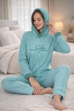 Women's Hooded Lounge Pajama Set - Image 5