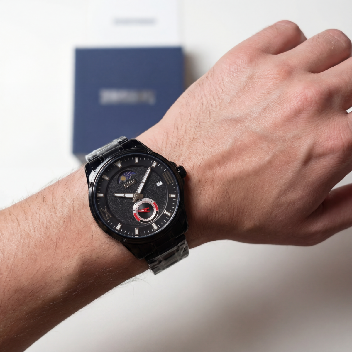 SKMEI Black Moonphase Sport - Image 2