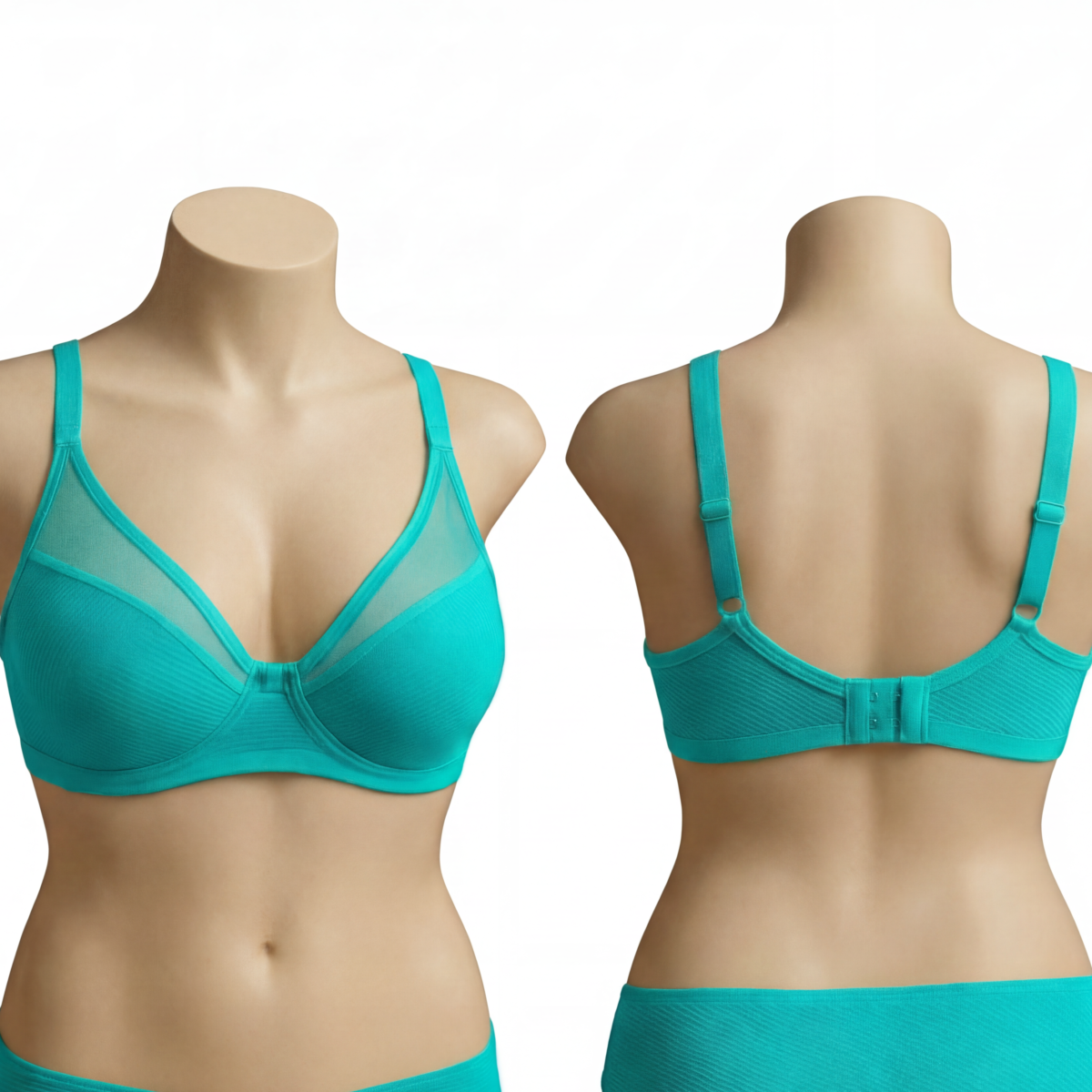 Sheer Mesh Support Bra - Image 3