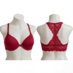 Lace Back Front-Closure Bra