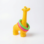 Giraffe Teether & Ring Toy Set - Image 2