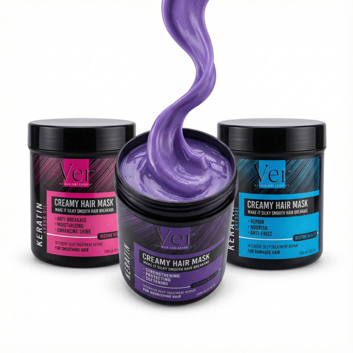 Ver Creamy Hair Mask Trio - Image 3