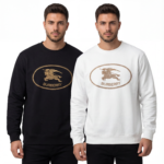 Equestrian Crest Sweatshirt (Black/White)