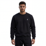 Signature Pony Crewneck (Black/White) - Image 2