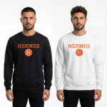 College Letter Logo Sweatshirt (Black/White)
