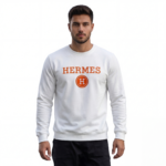 College Letter Logo Sweatshirt (Black/White) - Image 2