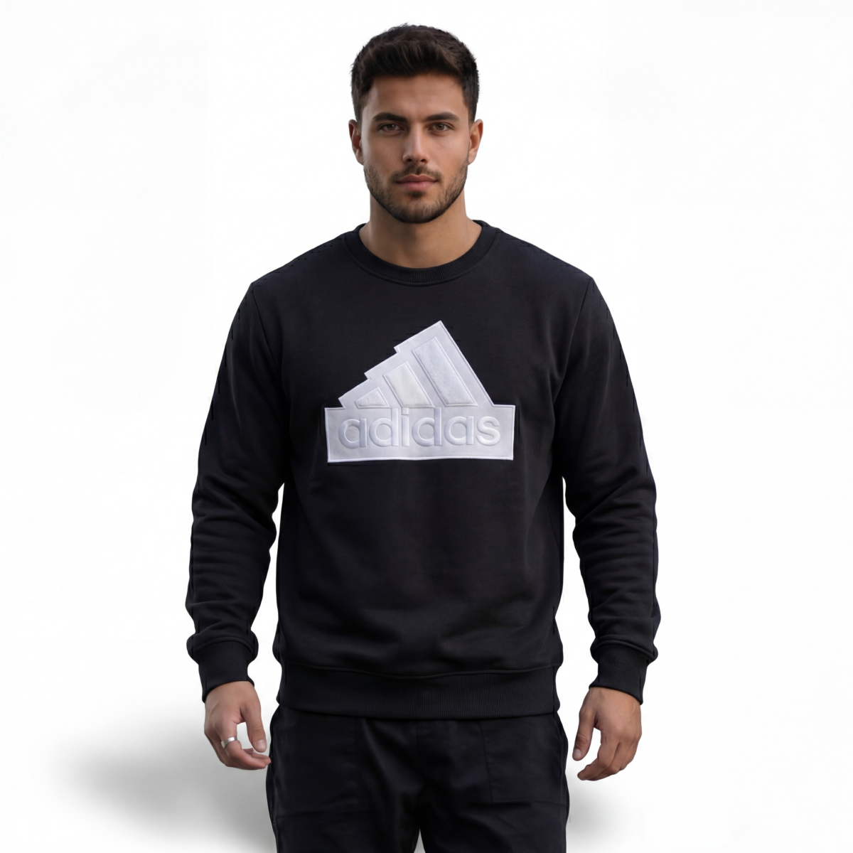 Icon Logo Sweatshirt (Black/White) - Image 2