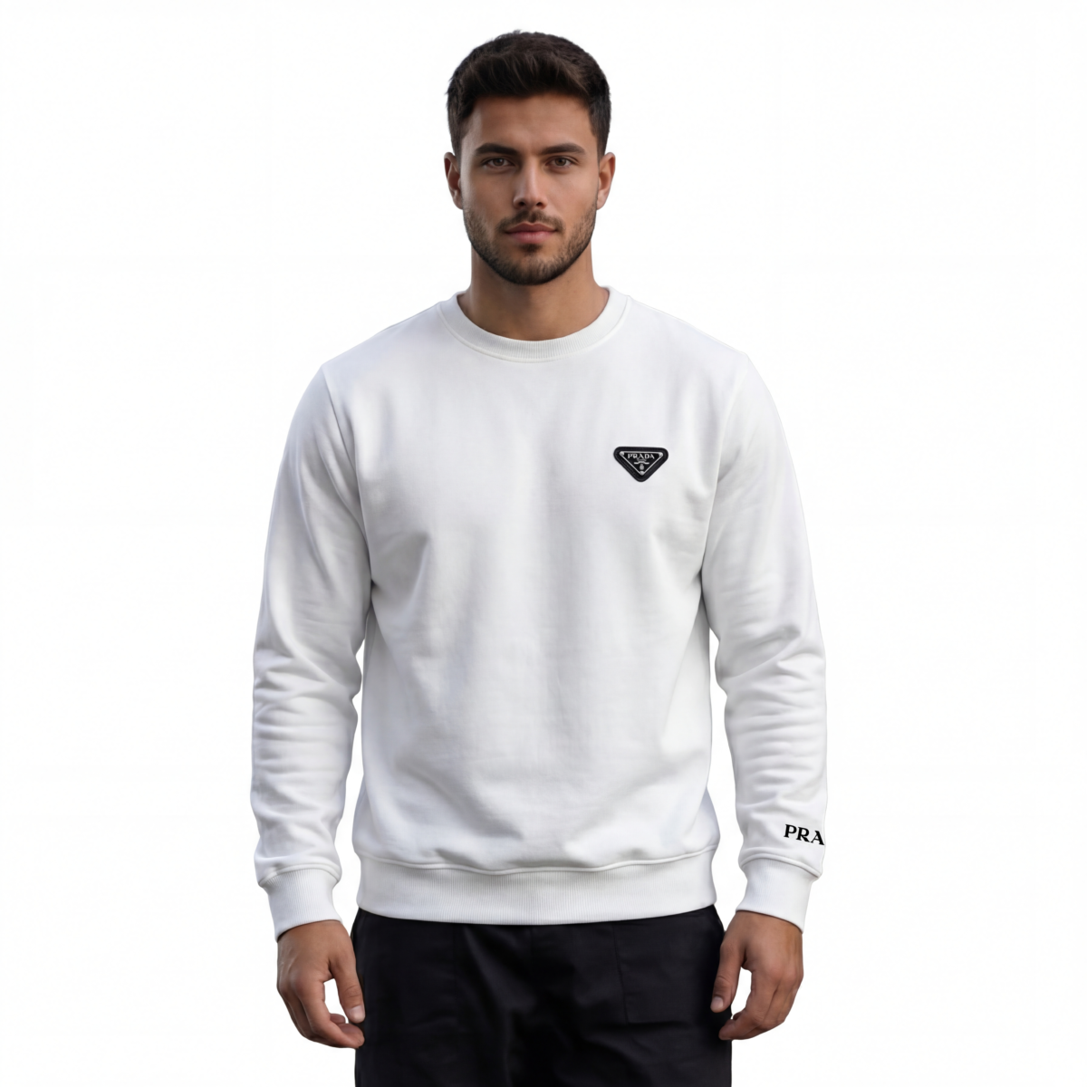 Minimal Logo Crewneck Sweatshirt - Image 2