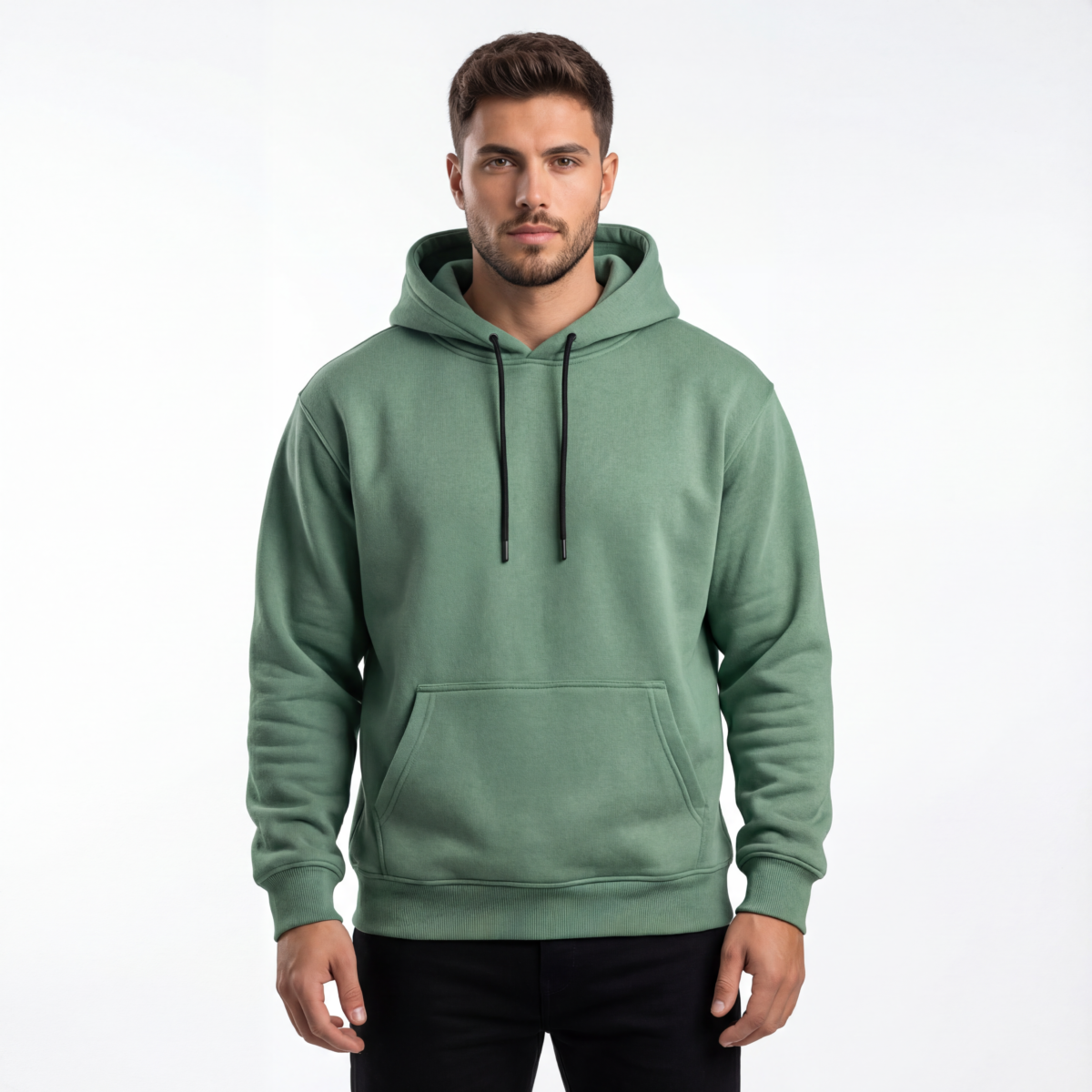 Classic Plain Hoodie - Image 3