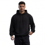 Basic Black Hoodie - Image 2