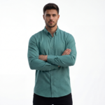 Teal Green Modern Shirt