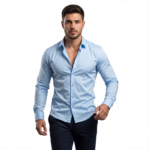 Sky Blue Slim Shirt