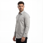 Light Grey Minimal Shirt - Image 2