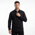Jet Black Essential Shirt