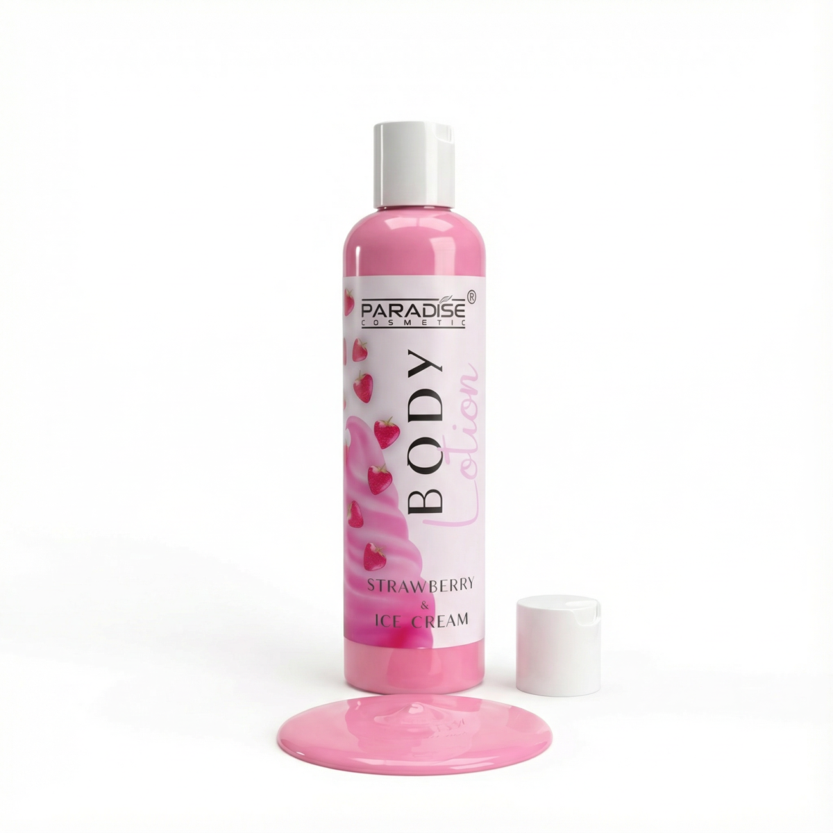 Paradise Strawberry & Ice Cream Body Lotion (250 ml) - Image 2