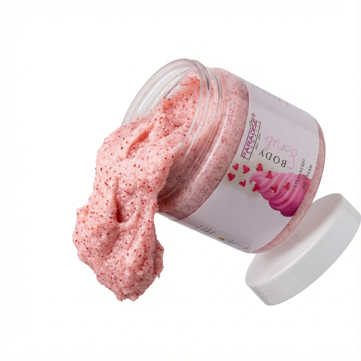 Paradise Strawberry Ice Cream Body Scrub - Image 3