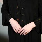 Button Detail Classic Abaya - Image 2