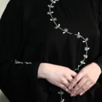 Pearl Vine Detail Abaya - Image 2