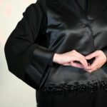 Satin Layered Luxury Abaya - Image 2