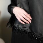 Satin Layered Luxury Abaya - Image 3