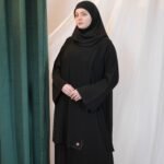 Minimalist Black Abaya Set