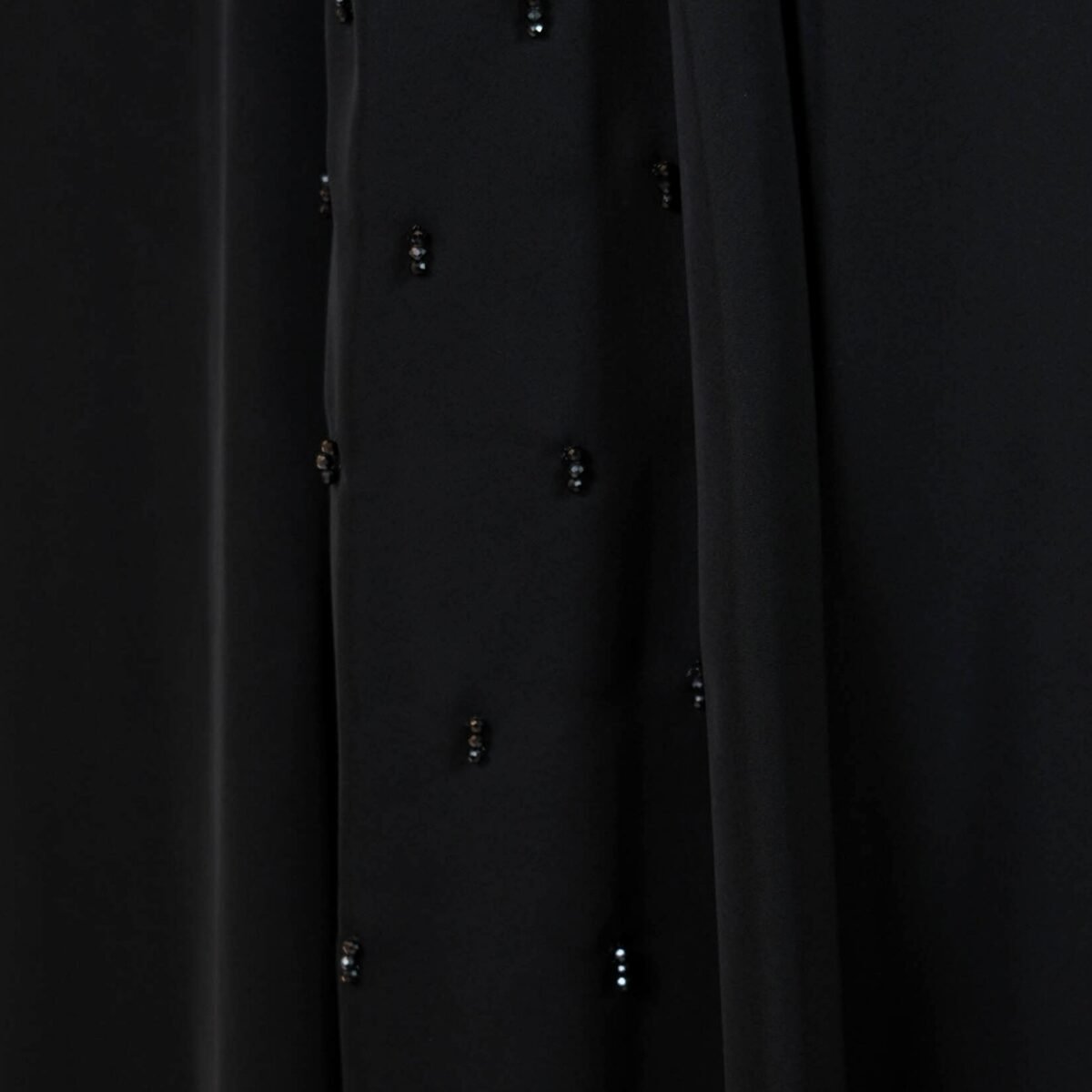 Side Pearl Detail Abaya - Image 2