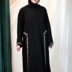 Golden Accent Abaya