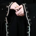 Golden Accent Abaya - Image 2