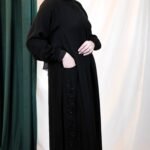 Embroidered Pocket Abaya