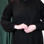 Flowing Classic Abaya - Image 3