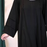 Midnight Elegance Abaya - Image 3
