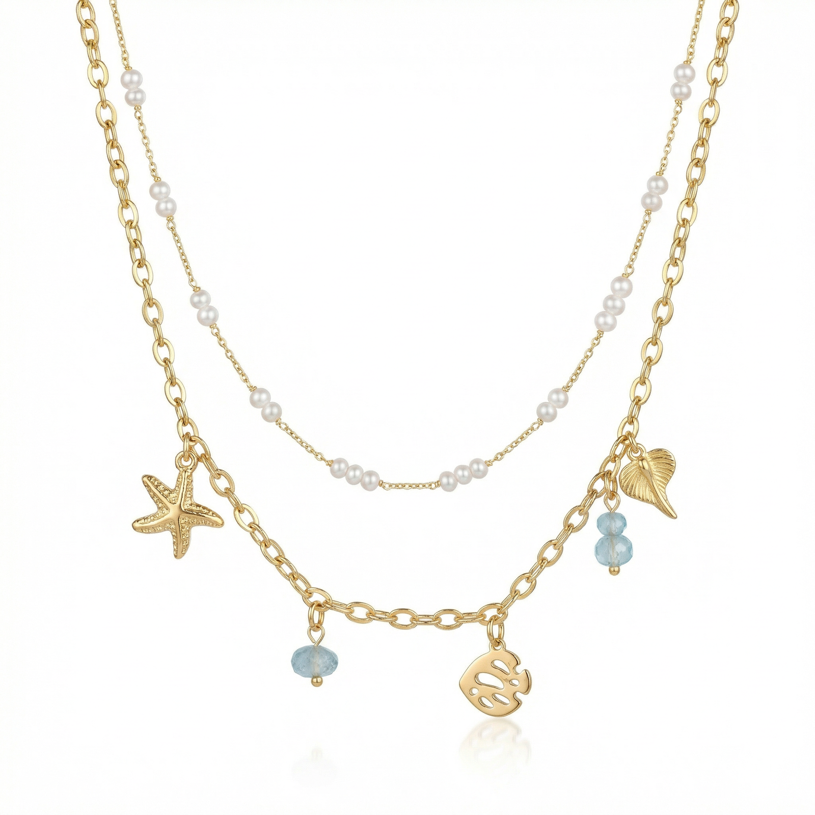hf_20260126_081848_0817a5b4-9f76-49b4-a2bd-62f01caf2a5f Layered Charm Necklace - Image 1