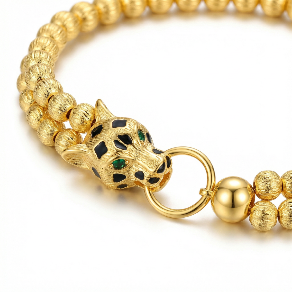 Leopard Beaded Bracelet - Image 2