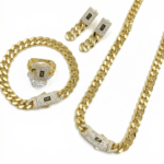 Luxury Gold Chain Jewelry Set