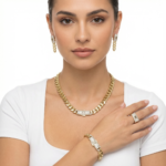 Luxury Gold Chain Jewelry Set - Image 4