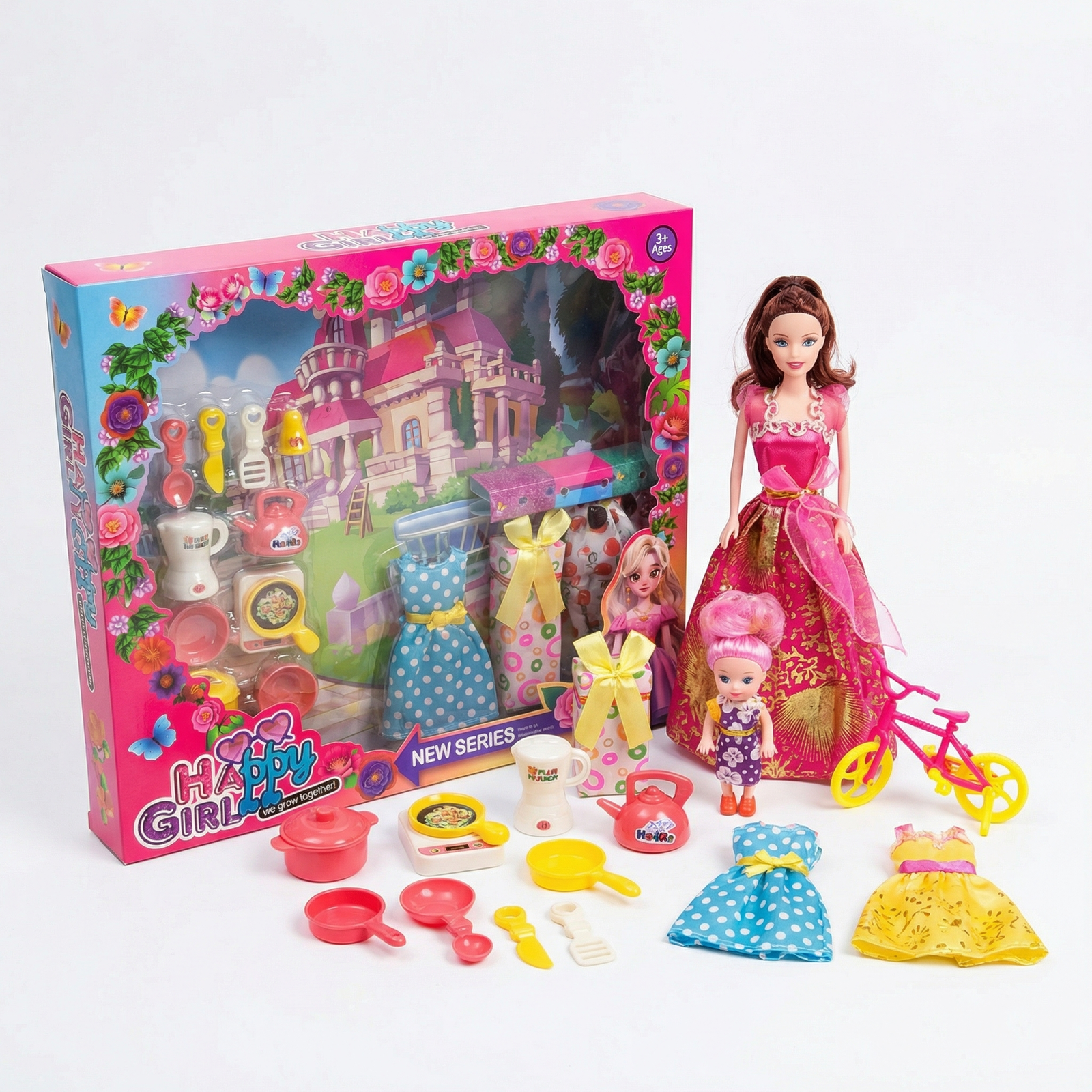 hf_20260129_132721_2180baf0-ae4b-4412-95ce-b1e7bac8129e Happy Girl Doll Play Set - Image 1