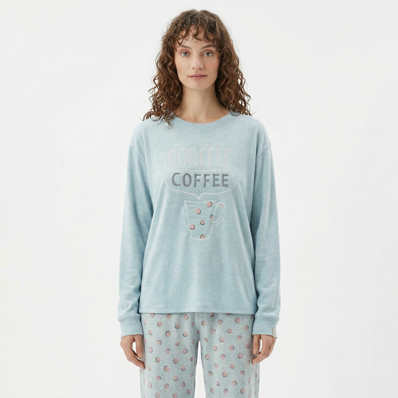 hf_20260130_104019_d4818a5f-6f33-4c49-9b64-9c29445321fe Light Blue Cozy Pajama Cotton Set - Image 1