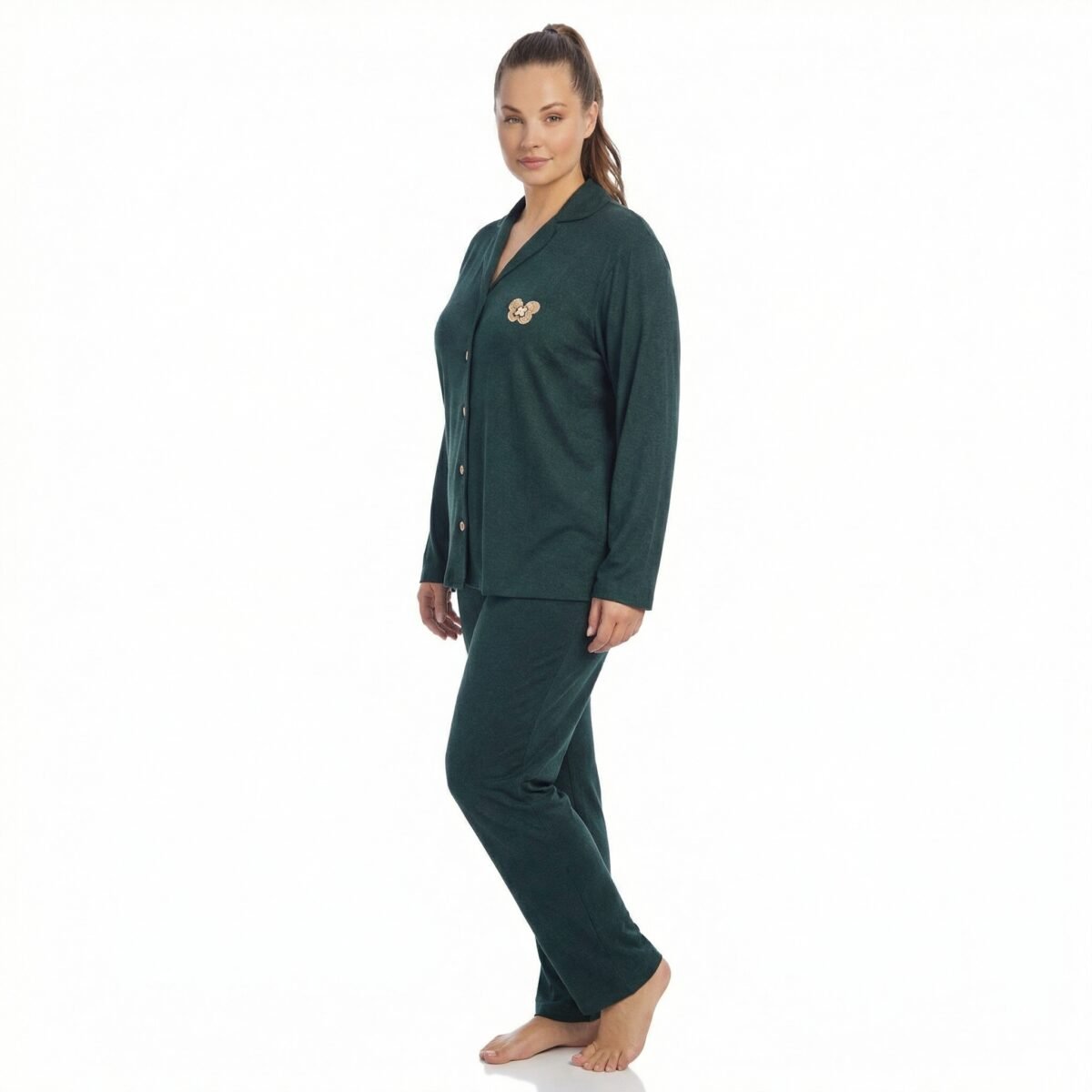 Large Size Forest Pajama Cotton Set - Image 2