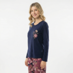 Floral Calm Pajama Cotton Set - Image 2
