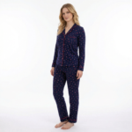 Navy Heart Pajama Set - Image 2