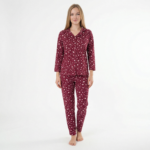 Star Print Pajama Cotton Set