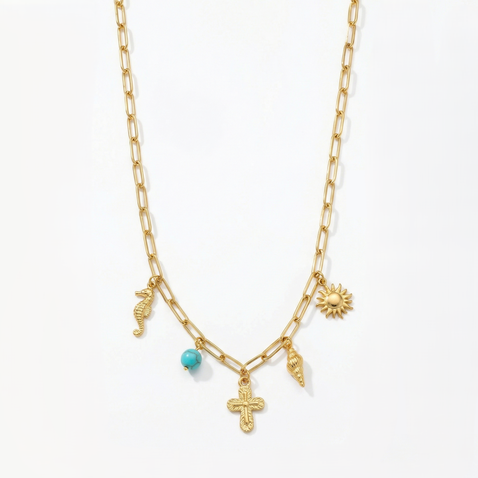 hf_20260204_102305_a6936950-885b-4b5c-aed7-97f844f88cf7 Charm Chain Necklace - Image 1