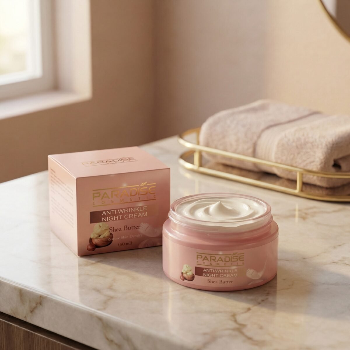 Anti-Wrinkle Night Cream – Shea Butter - Image 3